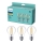 KOMPLET 3x LED sijalica VINTAGE Philips A60 E27/7W/230V 2700K
