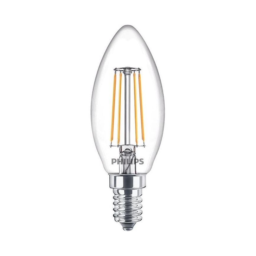Komplet 3x LED sijalica VINTAGE Philips B35 E14/4,3W/230V 2700K