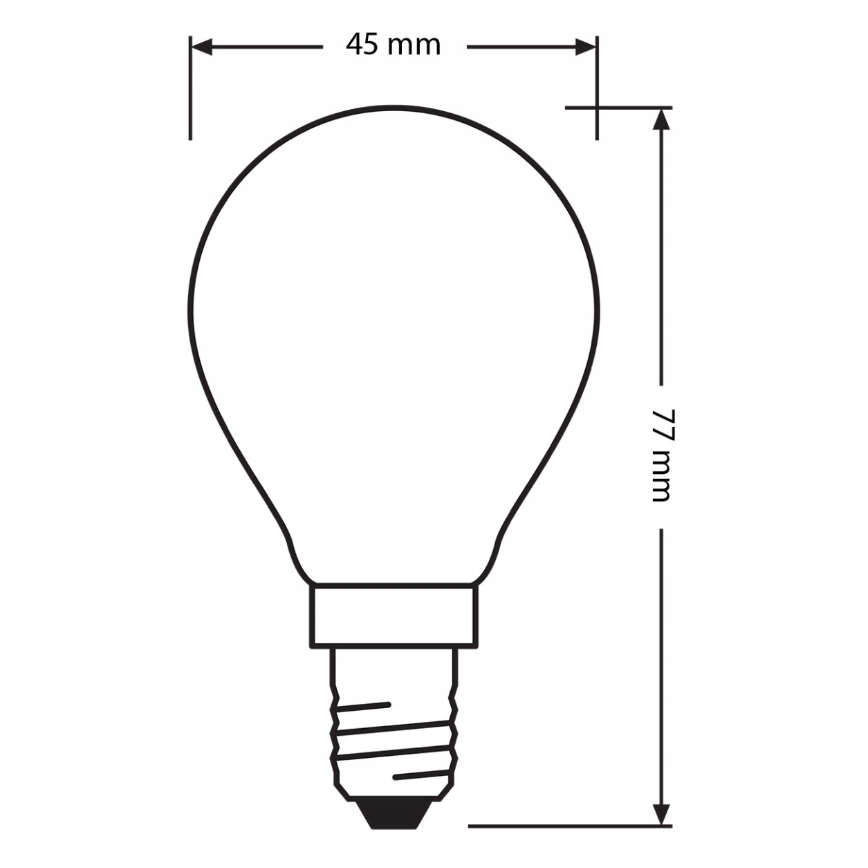 Komplet 3x LED sijalice BASE CLASSIC FILAMENT E14/5,9W/230V 4000K - Osram