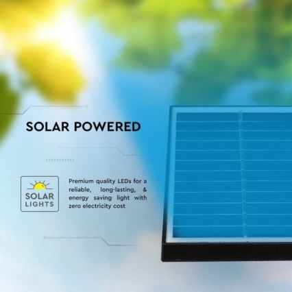 Komplet 3x LED spoljna solarna lampa 3xLED/1,2W/3,7V IP65 3000K 4000 mAh