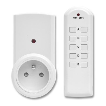 Komplet 3x utičnica sa daljinskim upravljanjem + daljinski upravljač