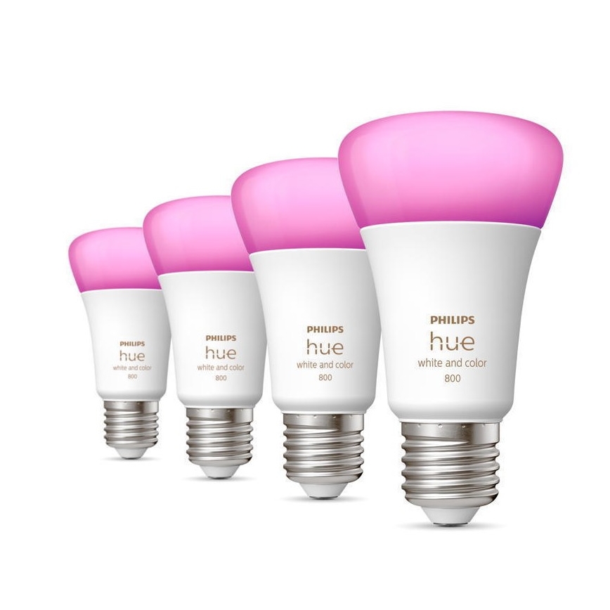 Komplet 4x LED prigušiva sijalica Philips Hue White And Color Ambiance E27/6,5W/230V 2000-6500K