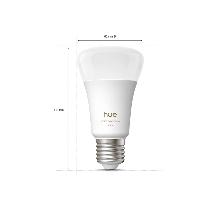 Komplet 4x LED prigušiva sijalica Philips Hue WHITE AMBIANCE E27/6W/230V 1000-20000K