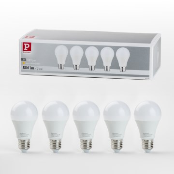 Komplet 5x LED sijalica A60 E27/9W/230V 2700K - Paulmann 28780