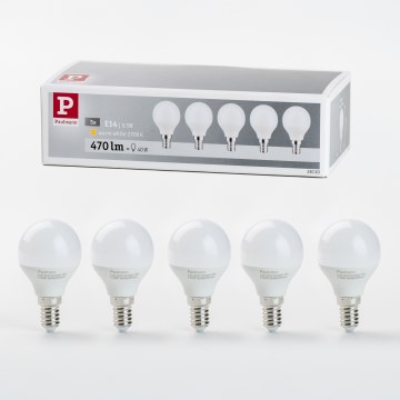 Komplet 5x LED sijalica P45 E14/5,5W/230V 2700K - Paulmann 28783