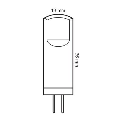 KOMPLET 5x LED sijalica PIN G4/1,8W/12V 2700K - Osram