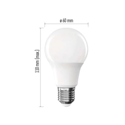 Komplet 6x LED sijalica A60 E27/8,8W/230V 4000K