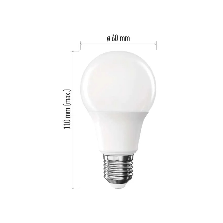 Komplet 6x LED sijalica A60 E27/8,8W/230V 4000K