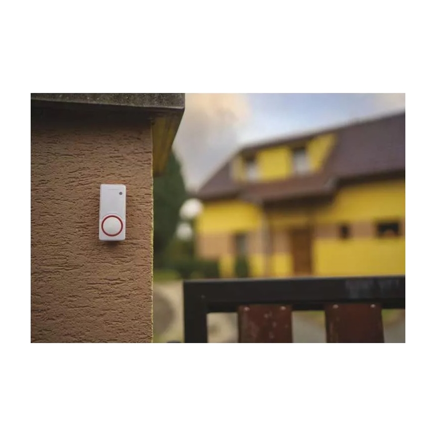 KOMPLET Bežični zvono za utičnicu + 2x dugme 230V IP44