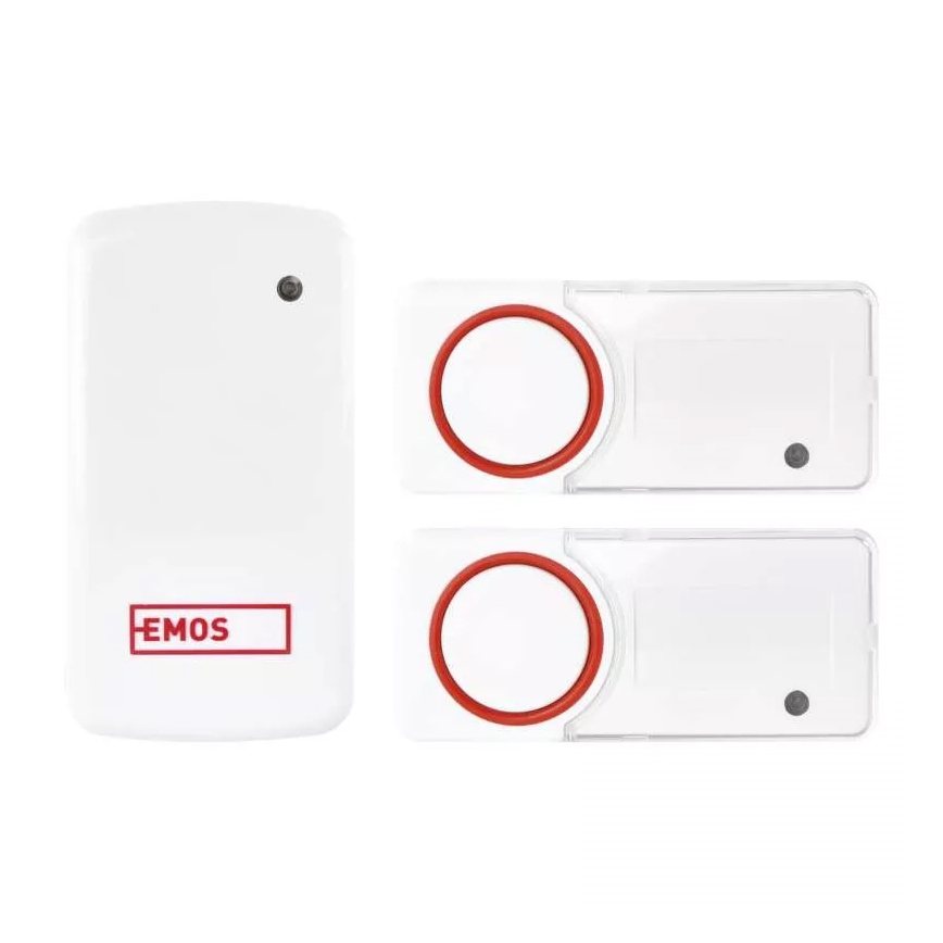 KOMPLET Bežični zvono za utičnicu + 2x dugme 230V IP44