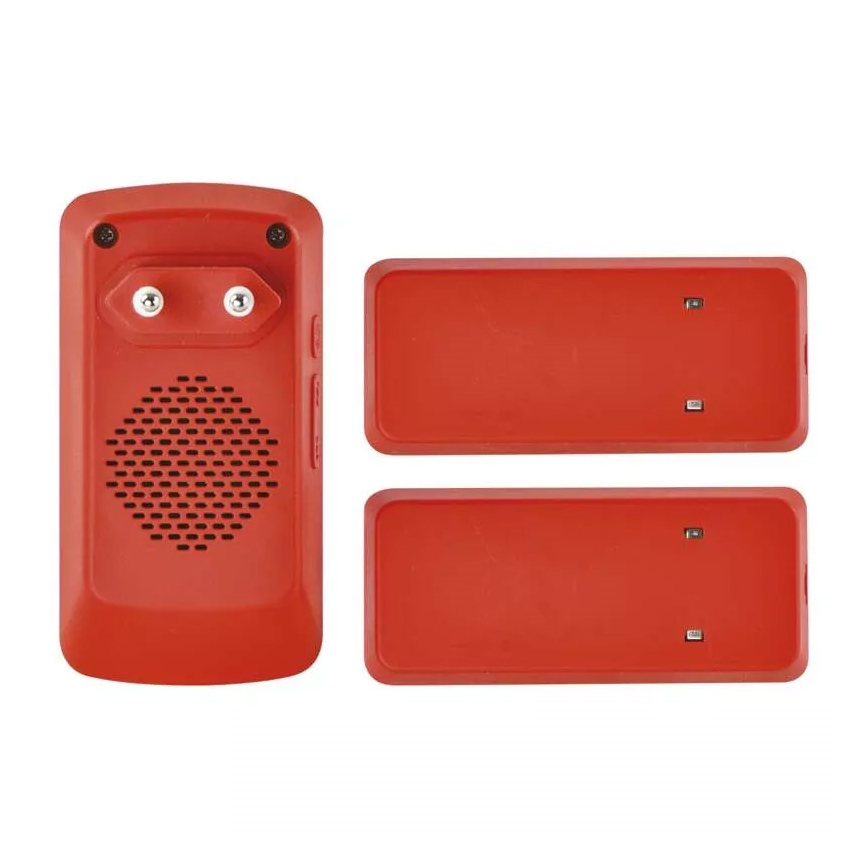 KOMPLET Bežični zvono za utičnicu + 2x dugme 230V IP44