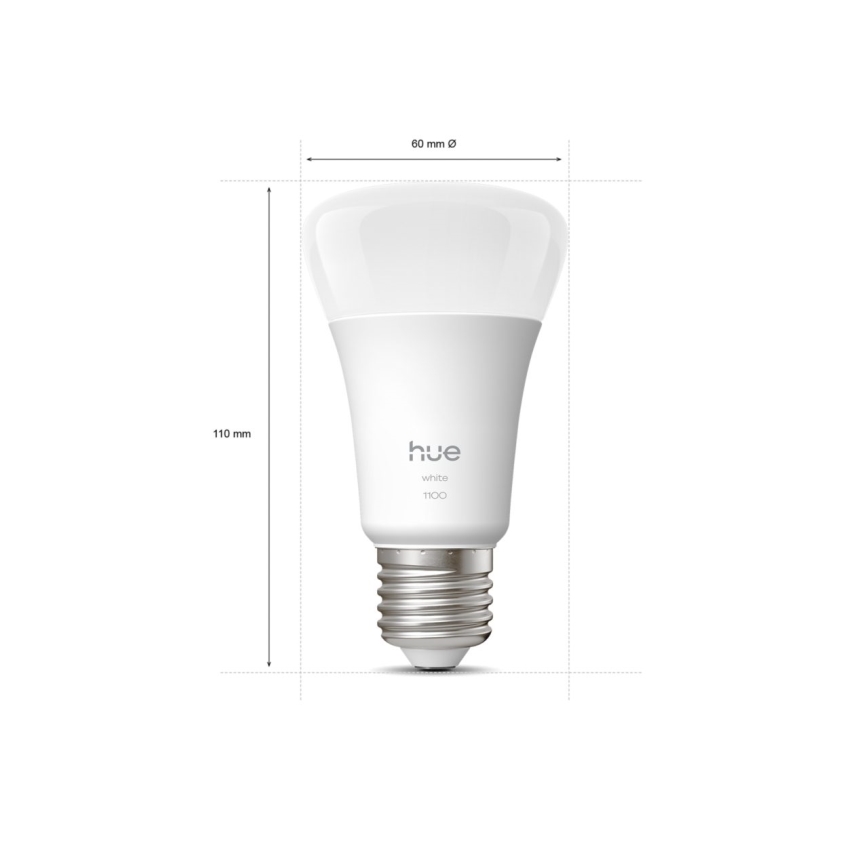 Komplet od 2 LED prigušive sijalice Philips Hue WHITE E27/9,5W/230V 2700K