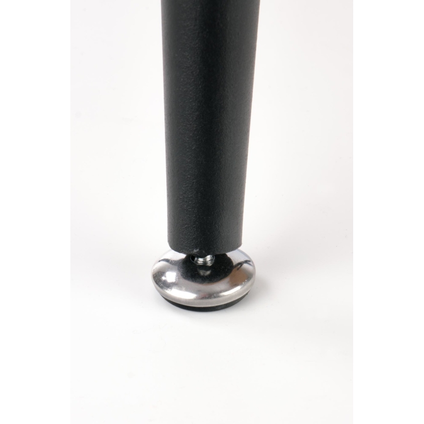 Komplet od 2 pomoćna stočića NICEA, prečnik 40/60 cm, zlatni hrast/crna