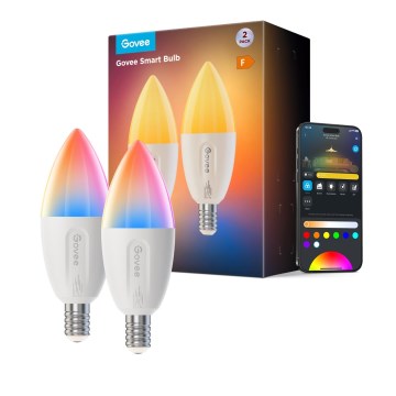 Komplet od 2 prigušiva LED RGBWW sijalica MATTER E14/5W/230V 2700-6500K Wi-Fi - Govee