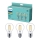 Komplet od 3 LED sijalica VINTAGE Philips E27/4,3W/230V 2700K