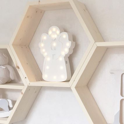 Komplet od 5 zidnih polica RAF 36x31 cm, smreka