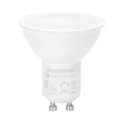 KOMPLET 6x LED RGBW prigušiva sijalica MESH GU10/6,5W/230V 2700-6500K Wi-Fi + daljinski upravljač - Aigostar