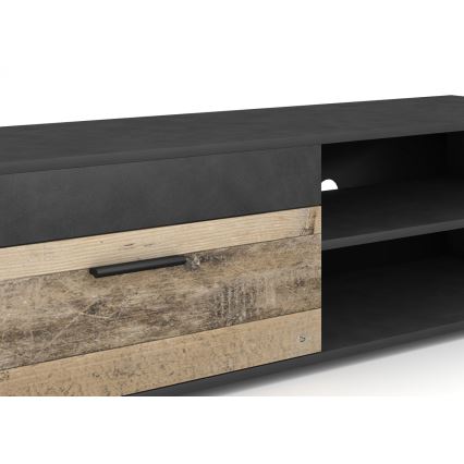 Komplet za dnevni boravak BRICK braon/crna