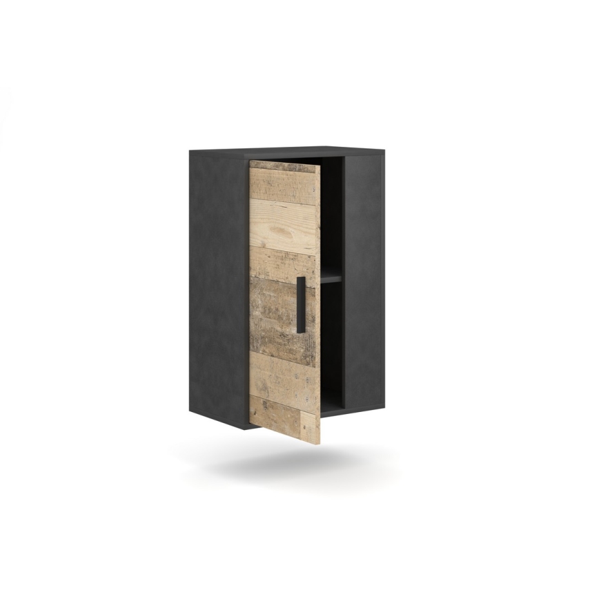 Komplet za dnevni boravak BRICK braon/crna