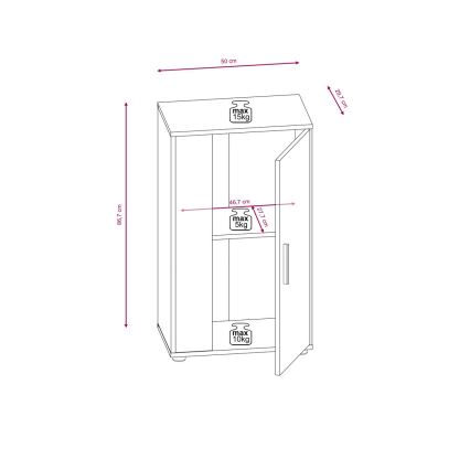 Komplet za dnevni boravak BRICK braon/crna