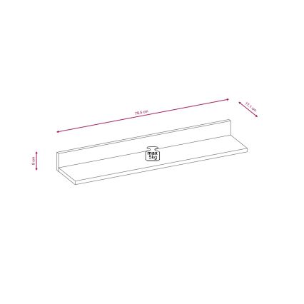Komplet za dnevni boravak BRICK braon/crna