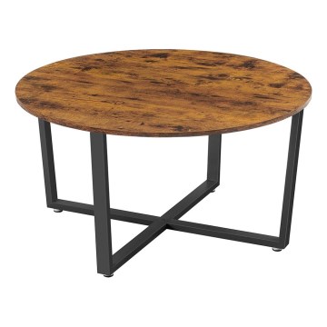 Konferencijski sto ELDUR braon/crni