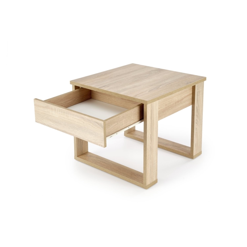 Konferencijski stolić sa fiokom NEA 52x60 cm hrast sonoma