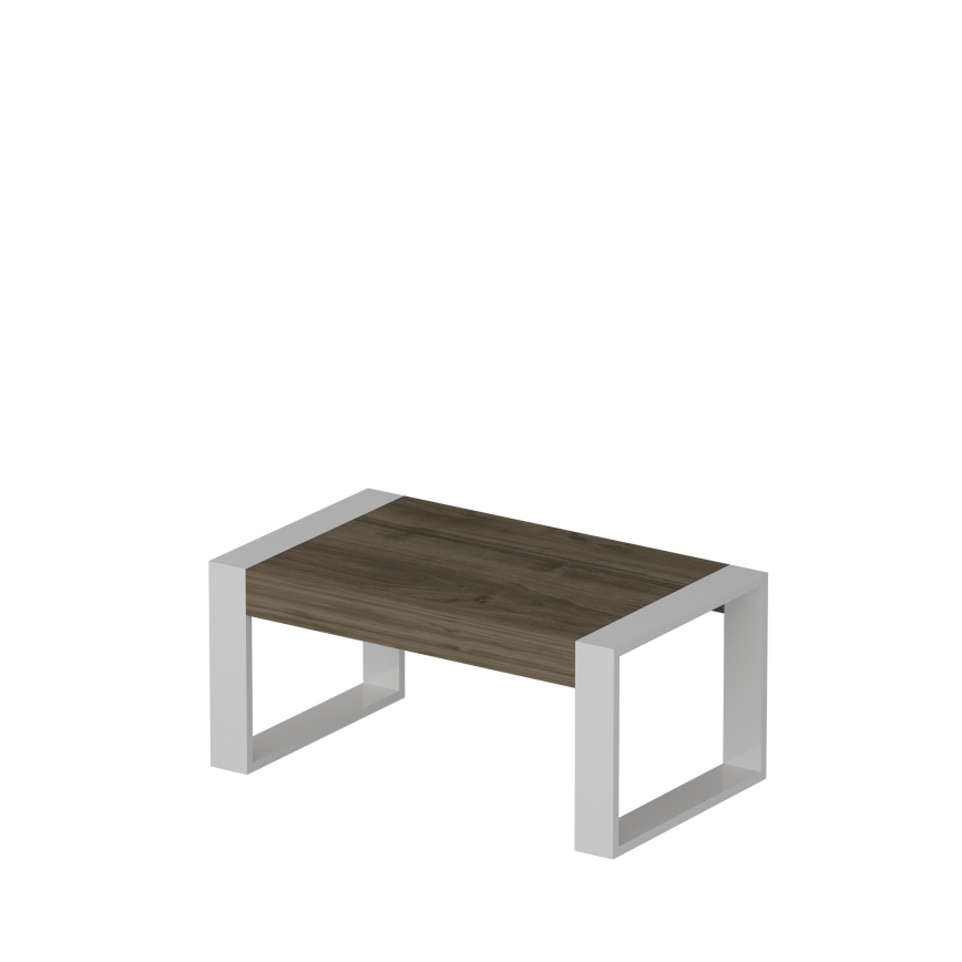 Konferencijski sto RETRO 40x90 cm beo/braon