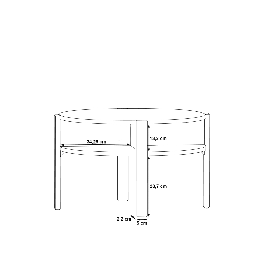 Konferencijski sto RINO crni