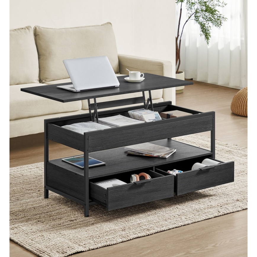 Konferencijski sto sa podiznom pločom NYRO, crni