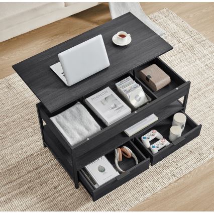 Konferencijski sto sa podiznom pločom NYRO, crni