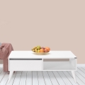 Konferencijski stočić 42x110 cm, beli