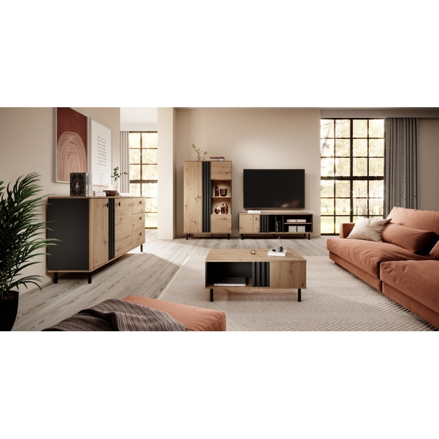 Konferencijski stočić BADIA hrast/antracit