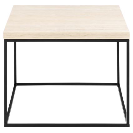 Konferencijski stočić CAMILO 60x60 cm travertin