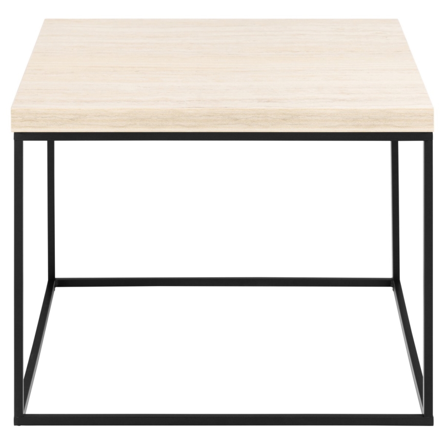 Konferencijski stočić CAMILO 60x60 cm travertin