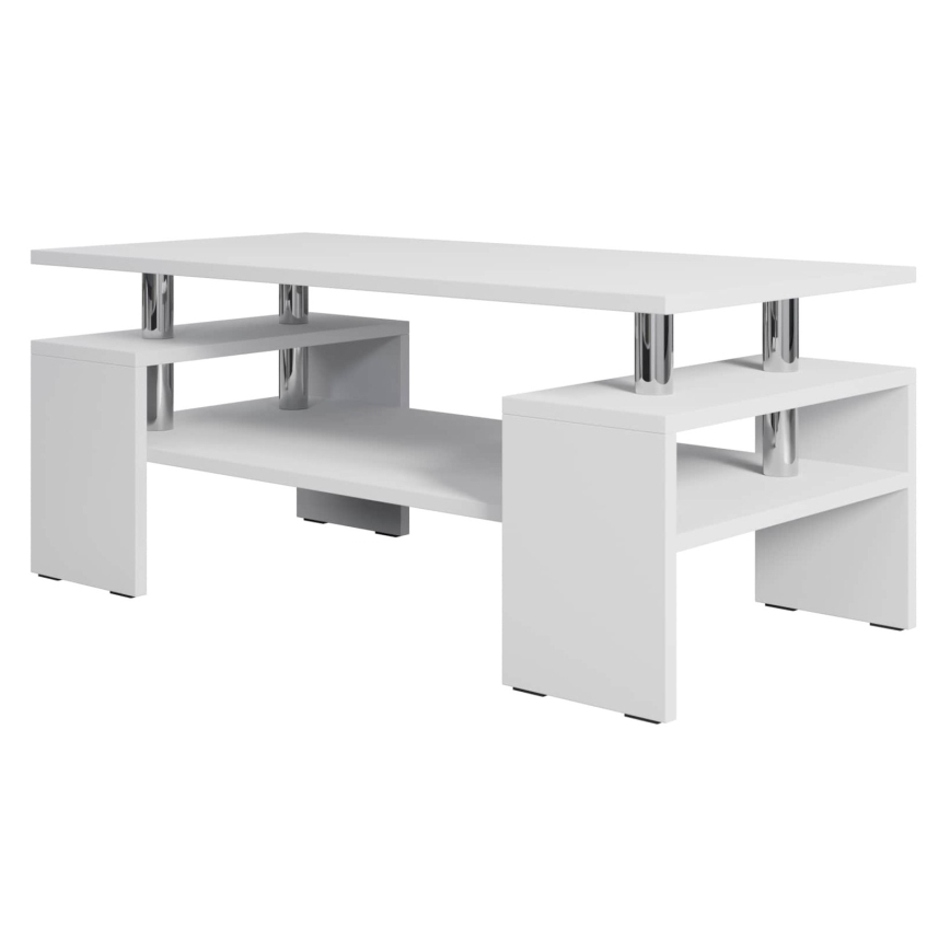 Konferencijski stočić CUBE 50x110 cm beo