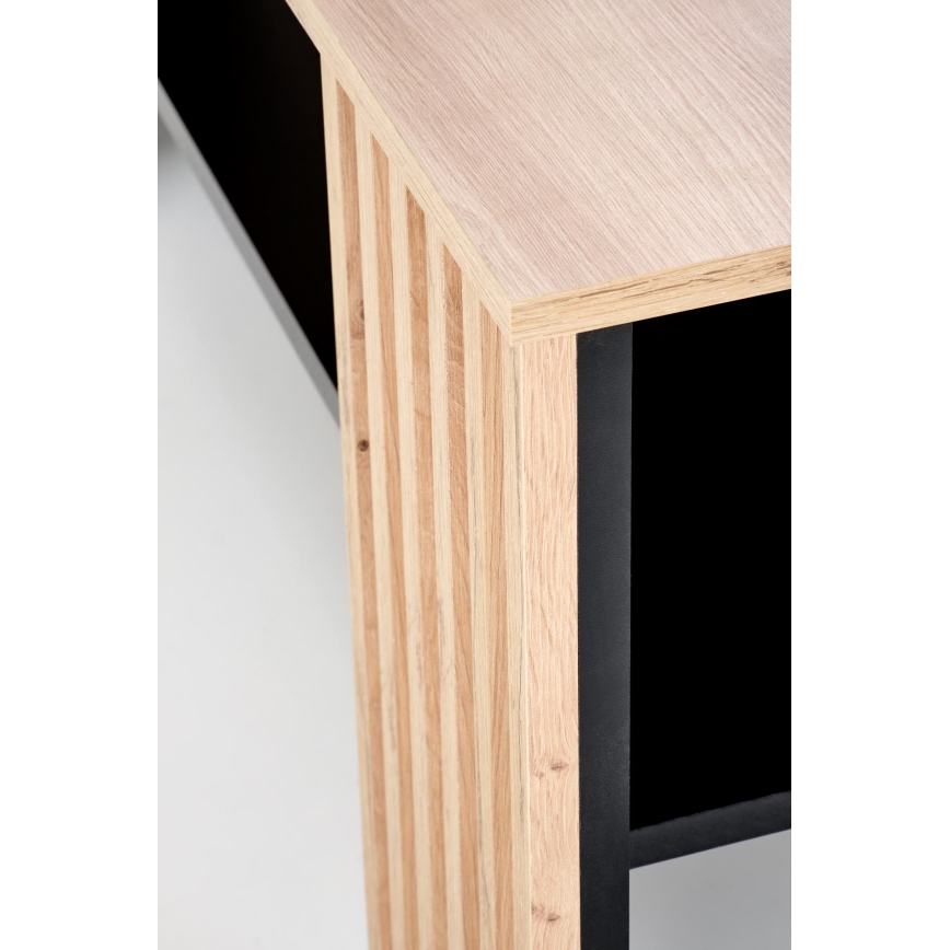 Konferencijski stočić FORMA 110x65 cm braon/crna