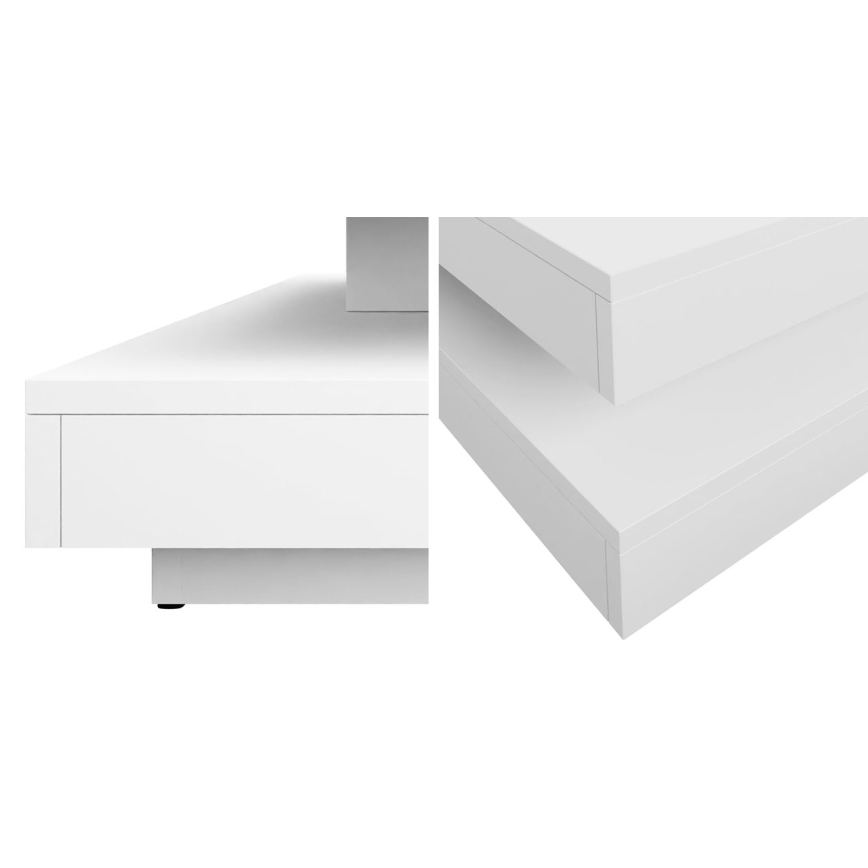 Konferencijski stočić NENANI 34x70 cm, beo