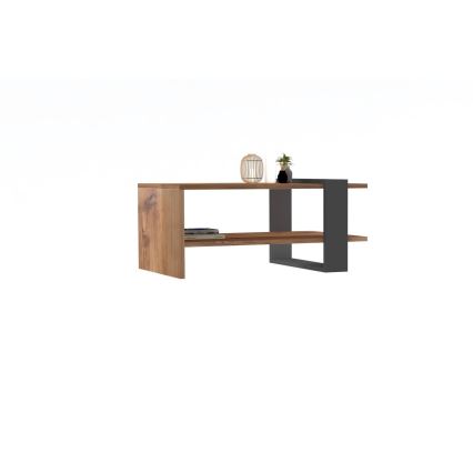 Konferencijski stočić OVA 35x80 cm braon/antracit