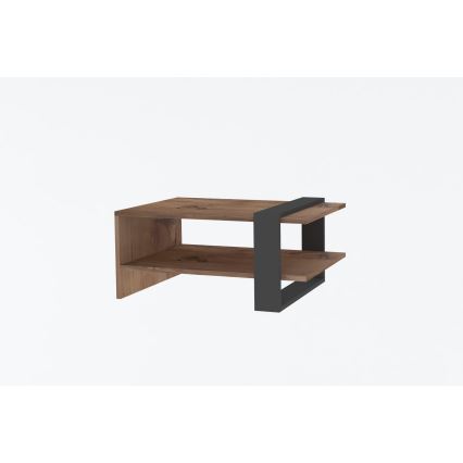 Konferencijski stočić OVA 35x80 cm braon/antracit