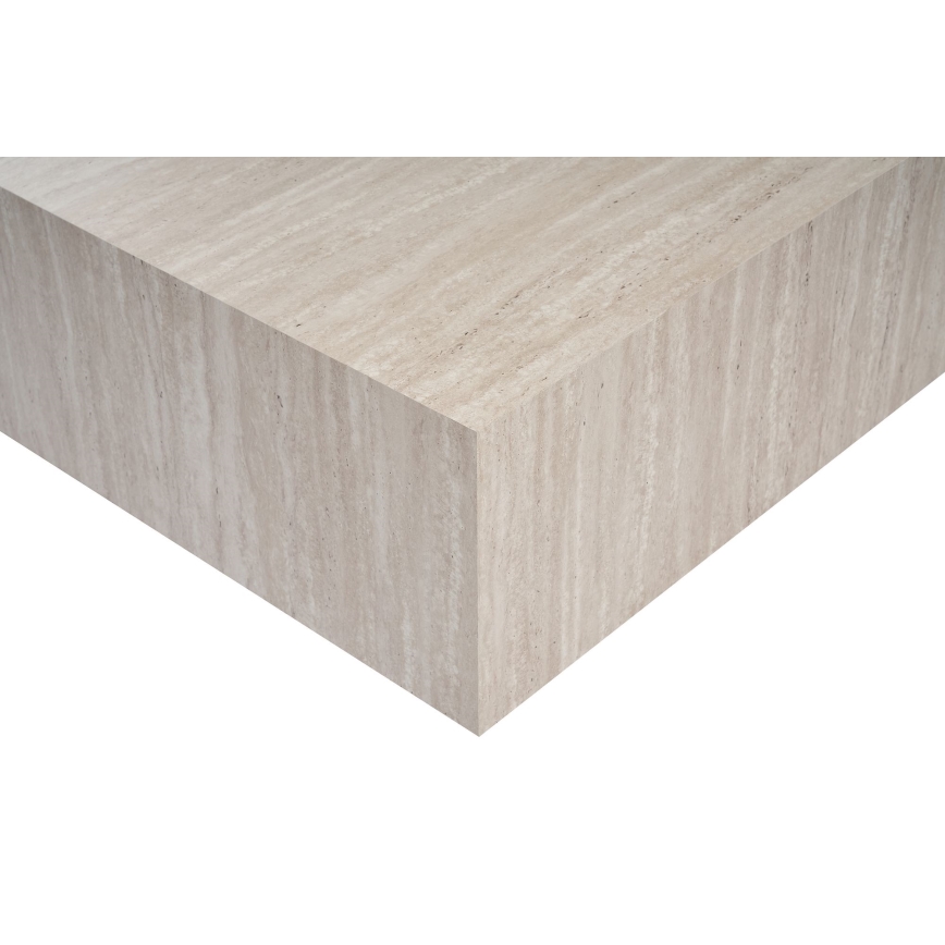 Konferencijski stočić PRIZMA 90x90 cm bež