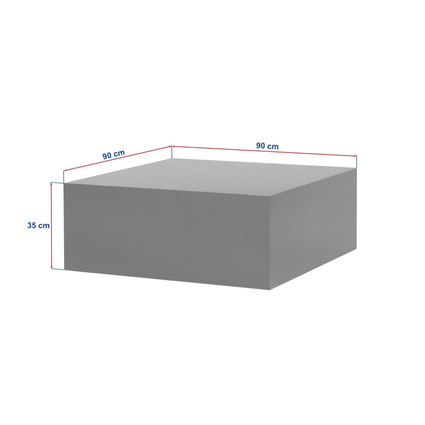 Konferencijski stočić PRIZMA 90x90 cm bež