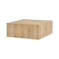 Konferencijski stočić PRIZMA 90x90 cm hrast