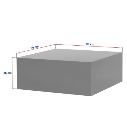 Konferencijski stočić PRIZMA 90x90 cm hrast