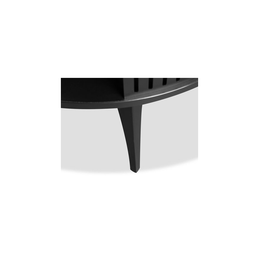 Konferencijski stočić ROENNI 44x75 cm crna/bela