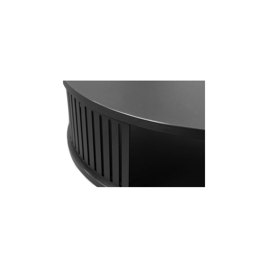 Konferencijski stočić ROENNI 44x75 cm crna/bela