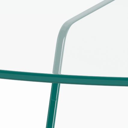 Konferencijski stočić SANOS 80 cm, proziran