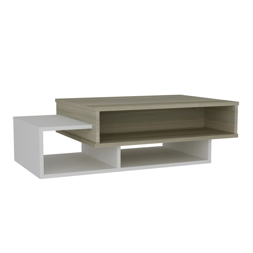 Konferencijski stočić TAB 32x105 cm bež/beli