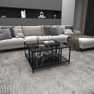 Konferencijski stočić URANUS 40x80 cm, crne boje