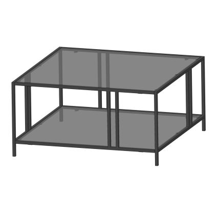 Konferencijski stočić URANUS 40x80 cm, crne boje